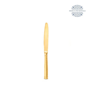Vivi Brushed Gold Dinner Knife