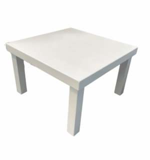 3x3 White Coffee Table