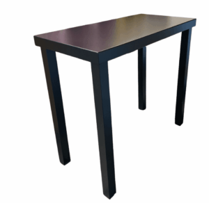 7x2 Black Communal Table