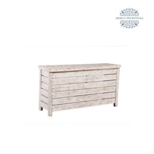 7′ White Wash Bar