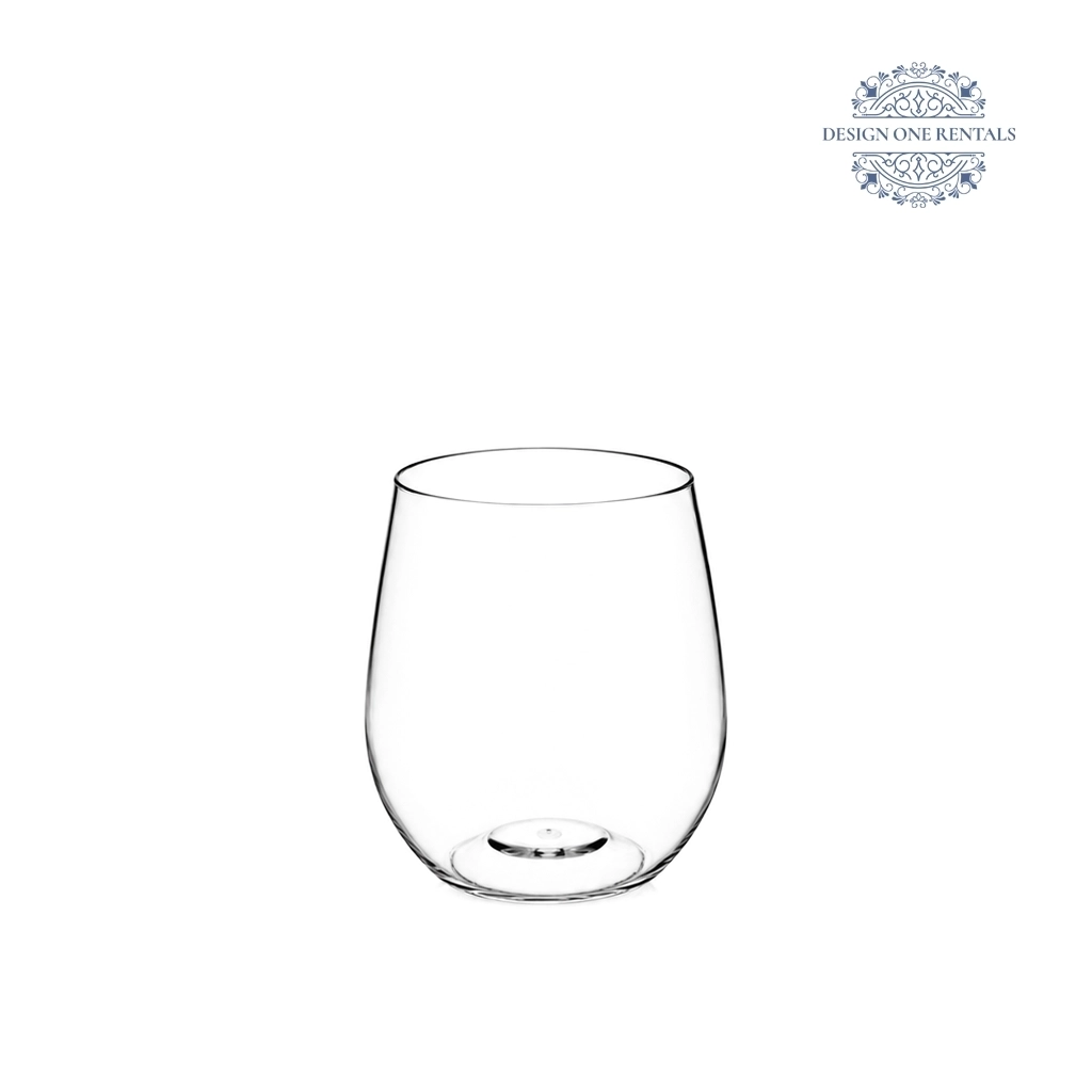 Clear Acrylic Stemless