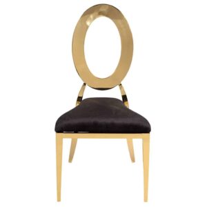 Black Kaya O Gold Chair