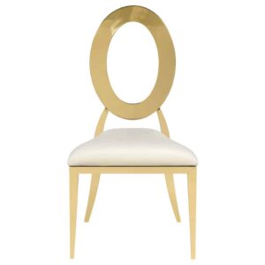 Ivory Kaya O Gold Chair