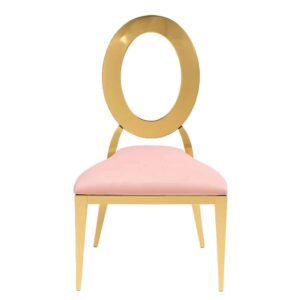 Pink Kaya O Gold Chair