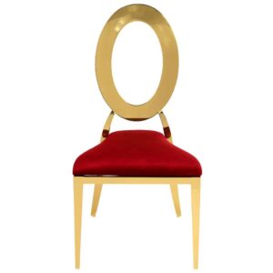 Red Kaya O Gold Chair