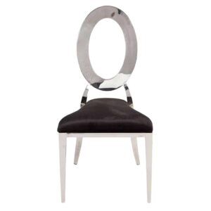 Black Kaya O Silver Chair