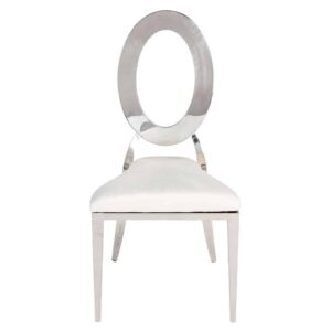 Ivory Kaya O Silver Chair