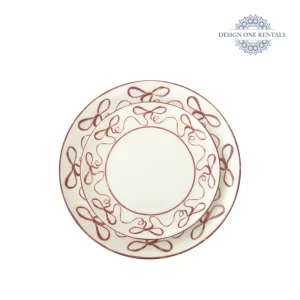 Red Bow Collection Dinner Plate