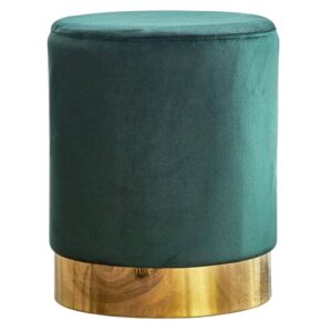 Velvet Emerald Ottoman