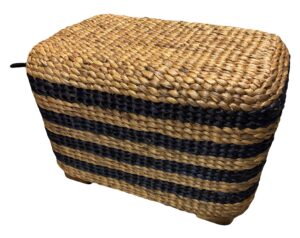 Rectangle Wicker Stool/Side Table