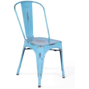 Turquoise Metal Chair