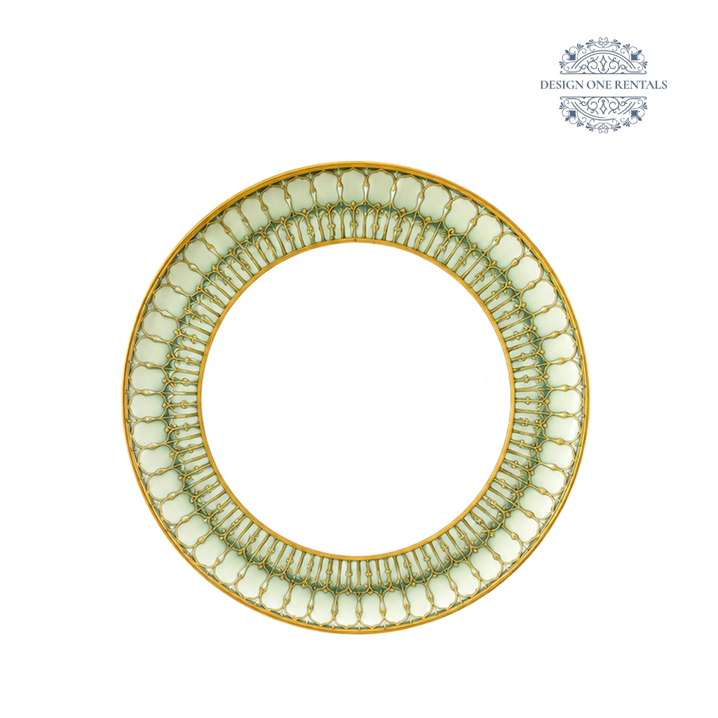 botanica charger plate in white background