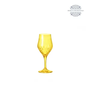 Timeless Tulip Yellow Red Wine Glass