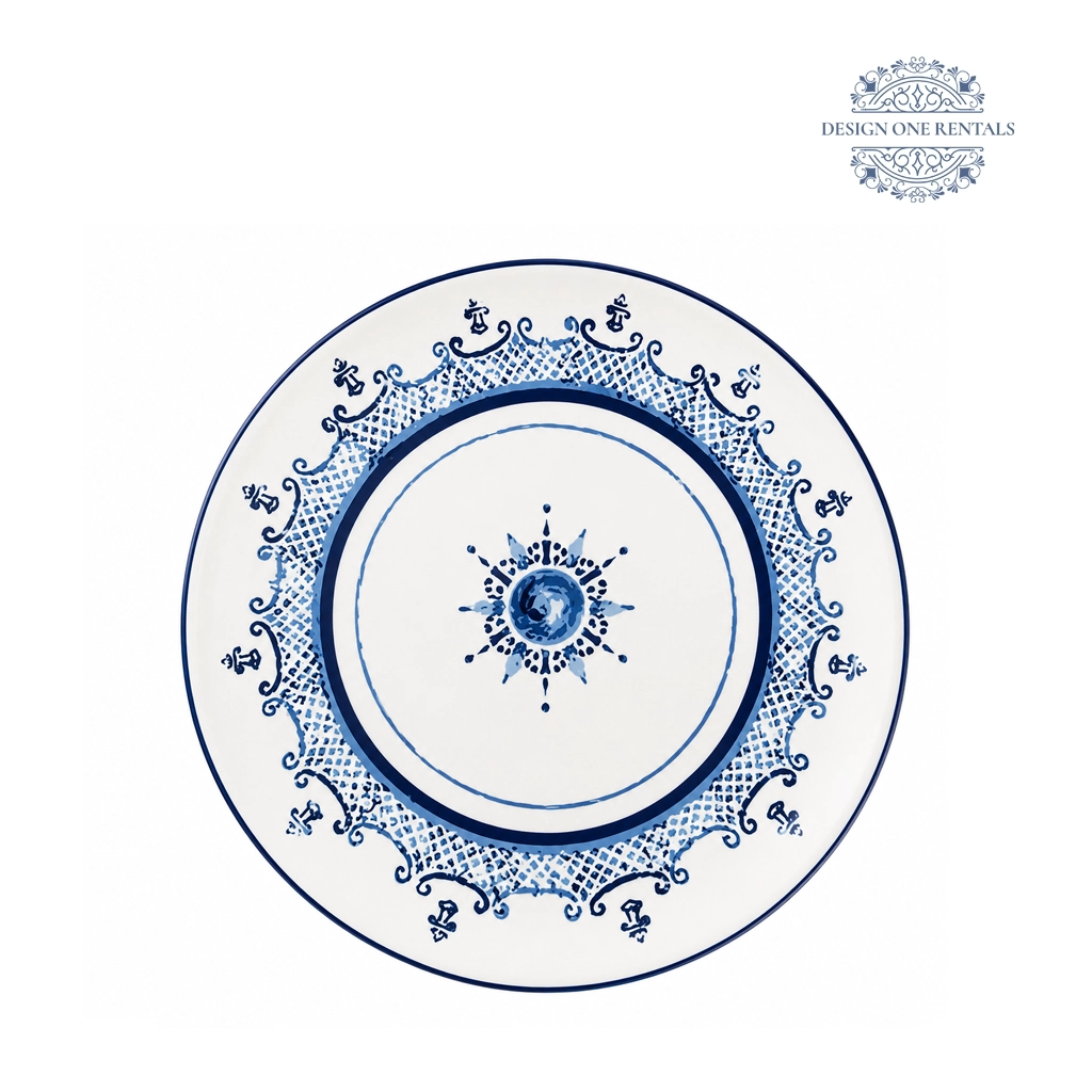 Amelia Azure Charger Plate