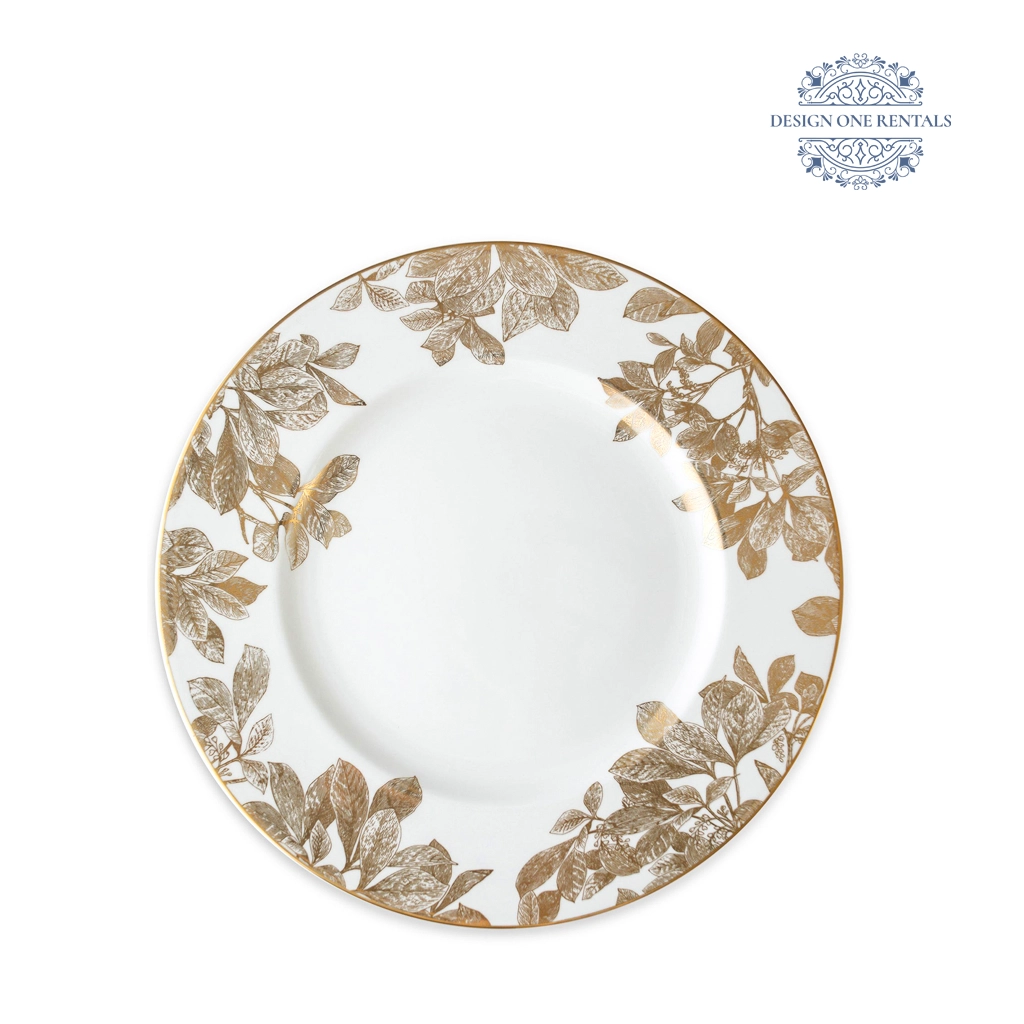 Ivy Gold Charger Plate
