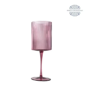Terra Plum Water Glass