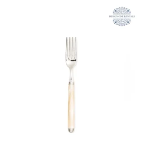 Allegria Champagne Pearl Collection Dinner Fork in white background