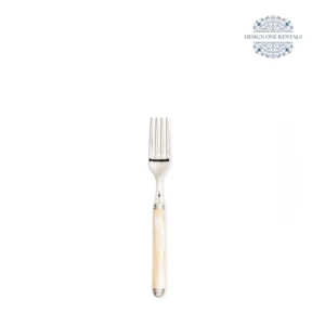 Allegria Champagne Pearl Collection Small Fork in white background