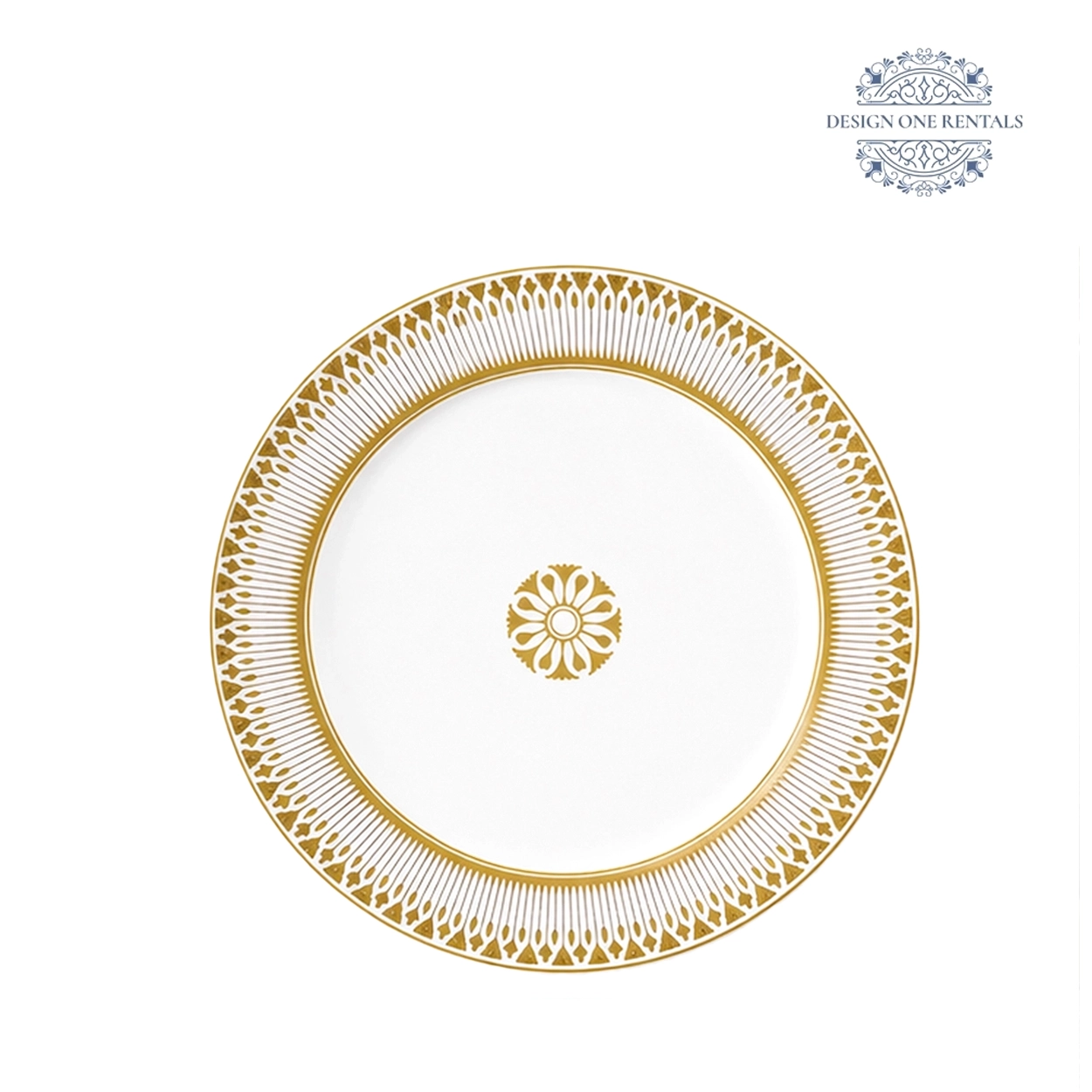 paris lilac charger plate in white background