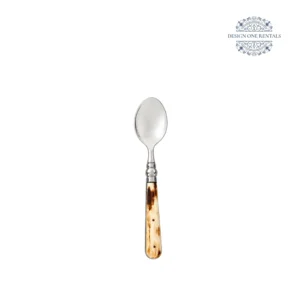 bone flatware teaspoon in white background