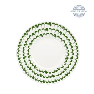aurelia sage china plate in white background