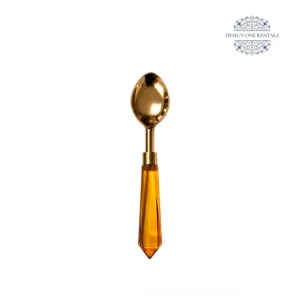 gemma amber collection spoon flatware white background