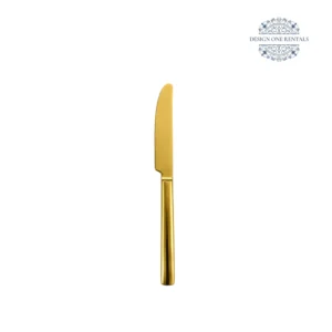 juliette collection flatware dinner knife in white background